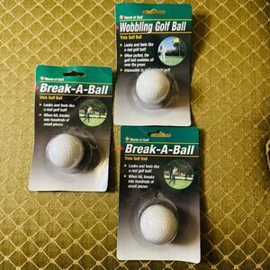 World of Golf 3 Trick Golf Balls Wobbling & Break a Ball NEW